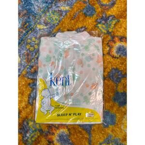 NWT Deadstock 1970s Kent Sleep N' Play Snail Cats Fish Footie Pajamas Sleeper L‎